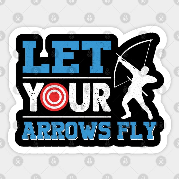 Let Your Arrows Fly Sticker by busines_night